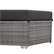 Afuera Living Outdoor Patio Convertible Sofa Bed Furniture Set