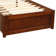 Afuera Living Twin Platform Storage Bed with 2 Drawers in Walnut