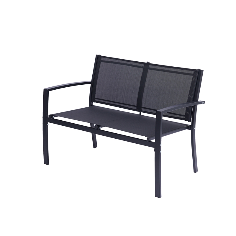 Afuera Living 4-Piece Outdoor Patio Conversation Furniture Set