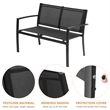 Afuera Living 4-Piece Outdoor Patio Conversation Furniture Set
