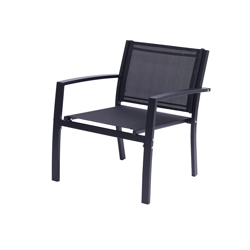 Afuera Living 4-Piece Outdoor Patio Conversation Furniture Set