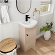 Afuera Living 18-Inch Freestanding Bathroom Vanity with Ceramic Sink