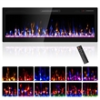 Afuera Living 50-Inch Ultra-Thin Recessed Electric Fireplace with 3D Flames