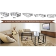 Afuera Living Contemporary 40-Inch 8-Panel Iron Pet Playpen with Gate