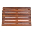 Afuera Living 21x14 Inch Natural Teak Wood Reversible Shower Mat
