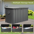 Afuera Living 200-Gallon Black Waterproof Outdoor Storage Box