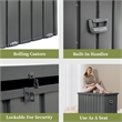 Afuera Living 200-Gallon Black Waterproof Outdoor Storage Box