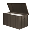 Afuera Living 200-Gallon Brown Waterproof Outdoor Storage Box