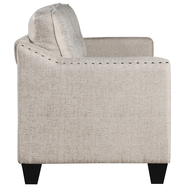 Afuera Living Contemporary Beige 3-Piece Linen Sectional Sofa Set