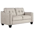Afuera Living Contemporary Beige 3-Piece Linen Sectional Sofa Set