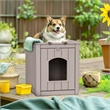 Afuera Living Contemporary Outdoor PP Pet House for Small to Medium Pets
