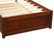 Afuera Living Contemporary Walnut Twin Platform Bed with Trundle