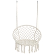 Afuera Living Contemporary 330-Lb Cotton Rope Hanging Hammock Chair
