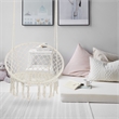 Afuera Living Contemporary 330-Lb Cotton Rope Hanging Hammock Chair