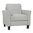 Afuera Living Contemporary Light Gray 3-Piece Linen Sectional Sofa Set