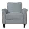 Afuera Living 3-Piece Linen Upholstered Sectional Sofa Set in Gray