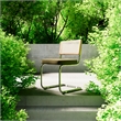 Afuera Living Stainless Steel Rattan & Velvet Dining Chairs Set of 2
