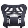 Afuera Living Red Velvet Fabric Swivel Office Task Chair with Adjustable Height