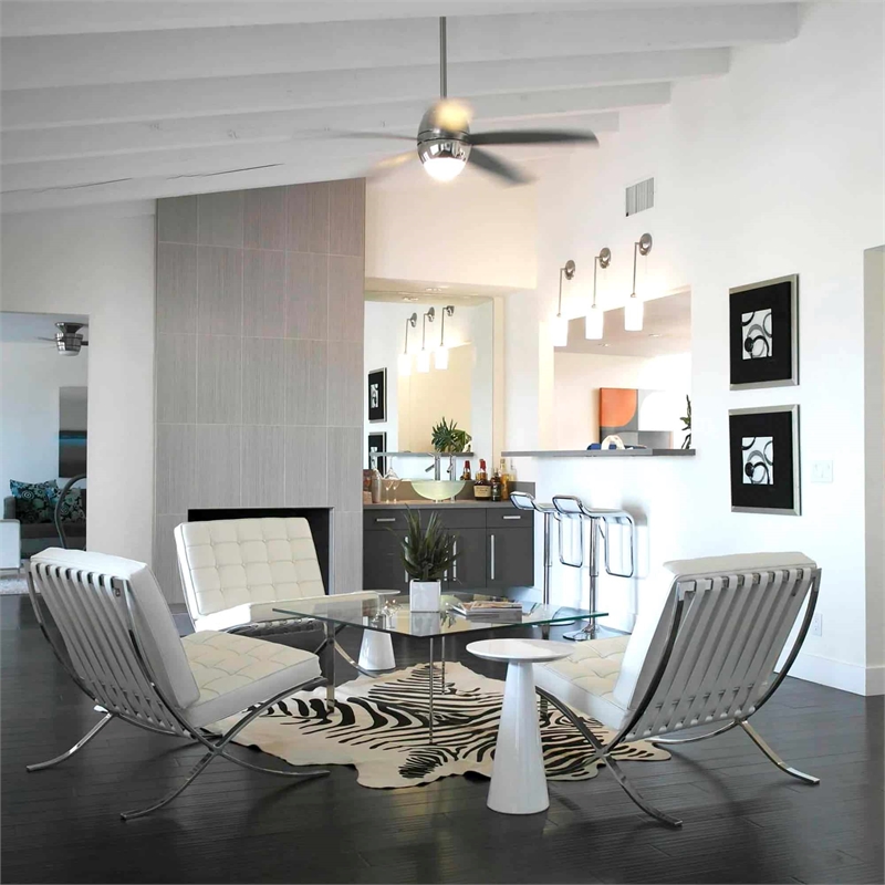 Afuera Living White Foldable Leather Recliner Chair with Stainless Steel Frame