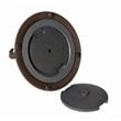 Afuera Living Modern Style Cast Iron Add-on Weight Base in Pewter Finish