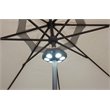 Afuera Living Hexagon 36 LED Modern Umbrella Light in Bronze Finish