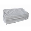 Afuera Living Polyester Protective Cover for Sofa with Elastic in Gray