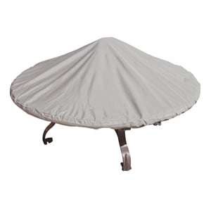 Afuera Living 60&quot Round Patio Fire Pit Protective Cover in Gray