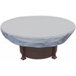 Afuera Living Polyester Protective Cover for Fire Pit or Ottoman in Gray