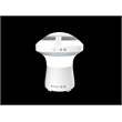 Afuera Living Dual Light & Sound Pod with Bluetooth Speaker in White