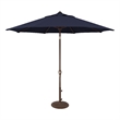 Afuera Living 9' Octagonal Auto Tilt Patio Umbrella in Bronze/Navy
