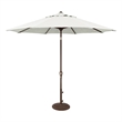 Afuera Living 9' Octagonal Auto Tilt Patio Umbrella in Bronze/Natural