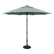Afuera Living 9' Octagonal Auto Tilt Patio Umbrella in Black/Spa