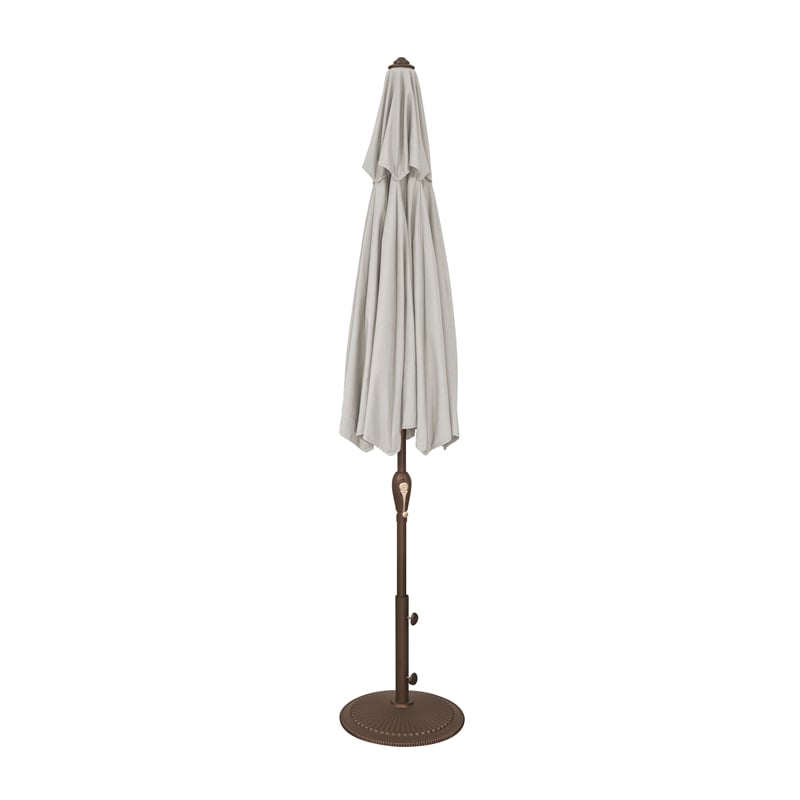 Afuera Living 9' Octagonal Auto Tilt Patio Umbrella in Bronze/Spa