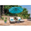 Afuera Living 9' Octagonal Auto Tilt Patio Umbrella in Bronze/Spa
