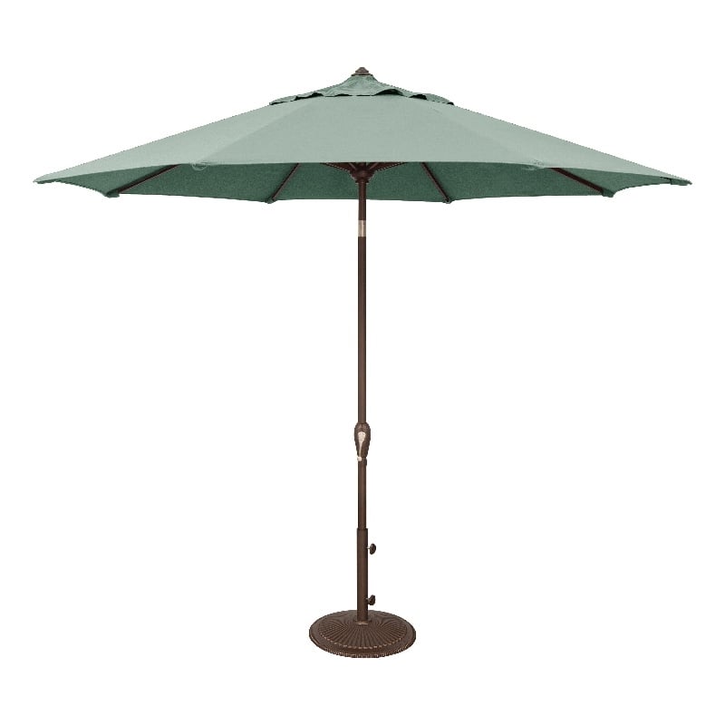 Afuera Living 9' Octagonal Auto Tilt Patio Umbrella in Bronze/Spa