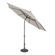 Afuera Living 9' Octagonal Auto Tilt Patio Umbrella in Anthracite/Navy