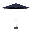 Afuera Living 9' Octagonal Auto Tilt Patio Umbrella in Anthracite/Navy