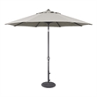 Afuera Living 9' Octagonal Auto Tilt Patio Umbrella in Anthracite/Silver