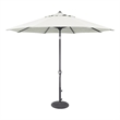Afuera Living 9' Octagonal Auto Tilt Patio Umbrella in Anthracite/Natural