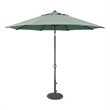 Afuera Living 9' Octagonal Auto Tilt Patio Umbrella in Anthracite/Spa