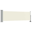 Afuera Living Cream and Grey Retractable Side Awning