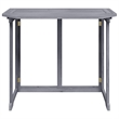 Afuera Living Folding Balcony Table in Solid Gray Acacia Wood