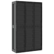 Afuera Living Polypropylene Outdoor Storage Cabinet in Black Matte