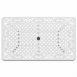 Afuera Living Cast Aluminum Outdoor Dining Table with White Finish
