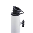 Afuera Living Cast Iron Floral Umbrella Base in White