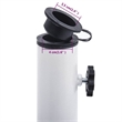 Afuera Living Cast Iron Floral Umbrella Base in White