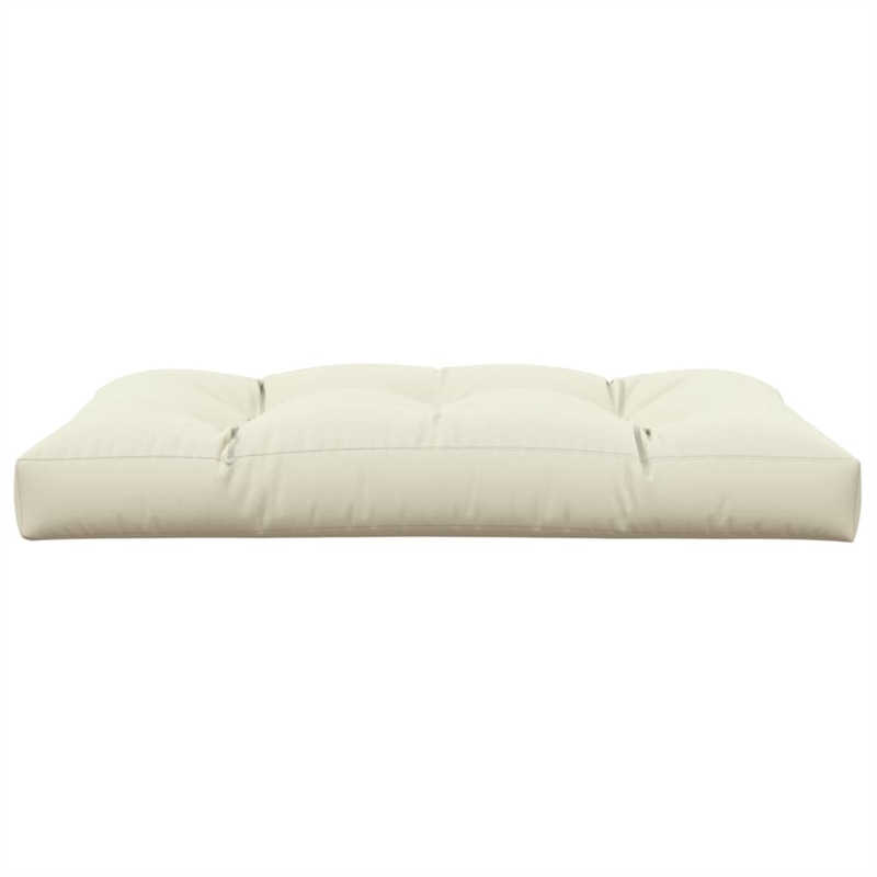 Afuera Living Rectangular Pallet Cushion in Cream Fabric for Indoor/Outdoor Use