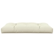 Afuera Living Rectangular Pallet Cushion in Cream Fabric for Indoor/Outdoor Use