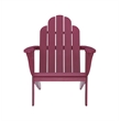 Afuera Living Fan-Back Red Acacia Wood Outdoor Chair