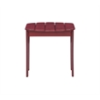 Afuera Living Solid Acacia Wood Outdoor Side Table in Red Stain